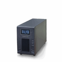 เครื่องสำรองไฟฟ้า CLEANLINE UPS PS-1000 / PS-1500 ด้านหน้า แสดงหน้าจอ LCD และปุ่มควบคุม