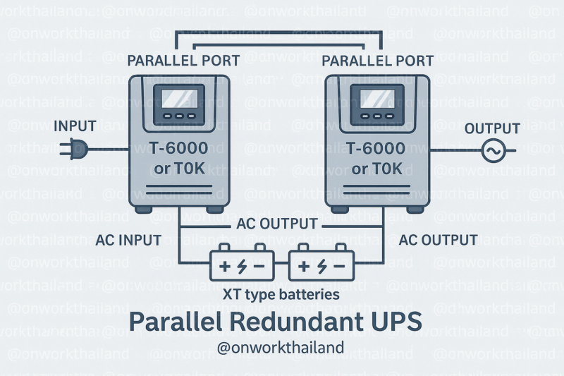 Ups Rack Parallel Kit เลือก UPS แบบ Parallel Redundant: เริ่มที่รุ่นไหนดี? - CLEANLINE UPS