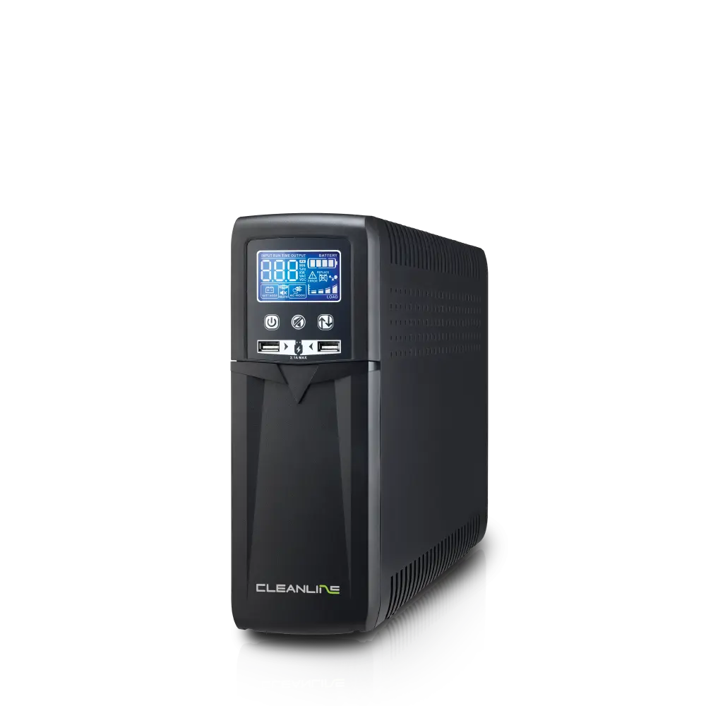 ภาพด้านหน้าเครื่องสำรองไฟ CLEANLINE Prime-1000