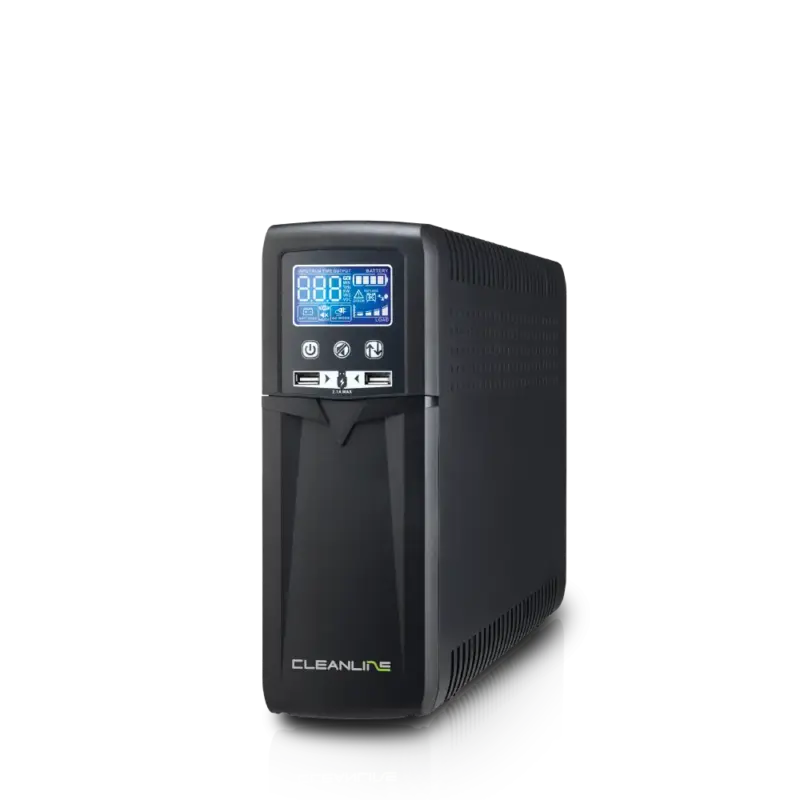 ภาพด้านหน้าเครื่องสำรองไฟ CLEANLINE Prime-1200 และ Prime-1500