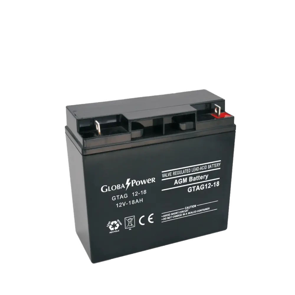 ภาพแบตเตอรี่ GlobalPower GTAG12-18 ขนาด 12V 18Ah สำหรับระบบสำรองไฟ