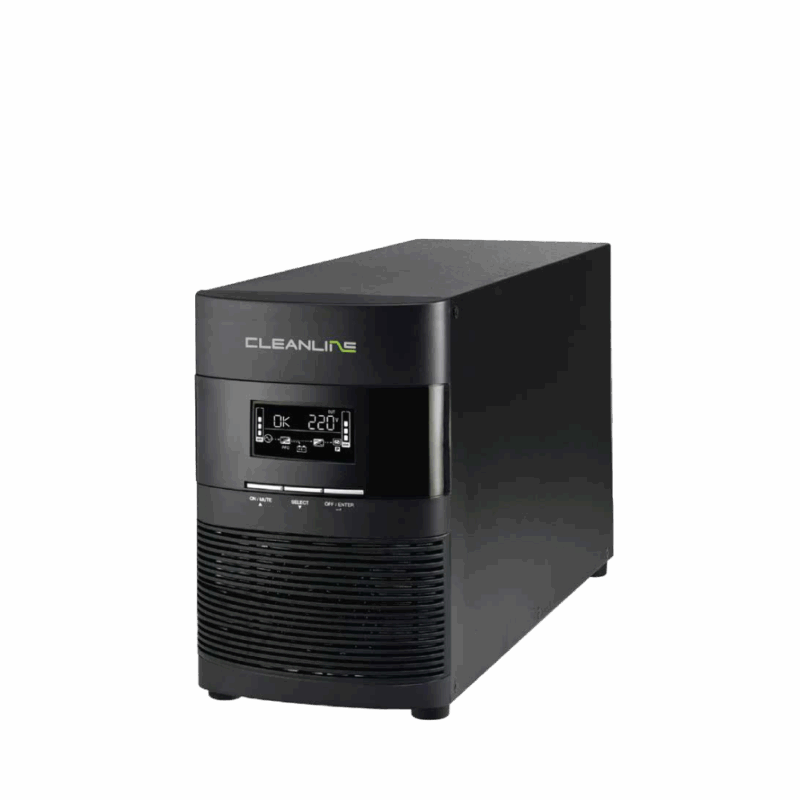 Cleanline UPS T-1000 V3 และ T-1500 V3 เครื่องสำรองไฟ True Online Double Conversion PF1.0 ด้านหน้า