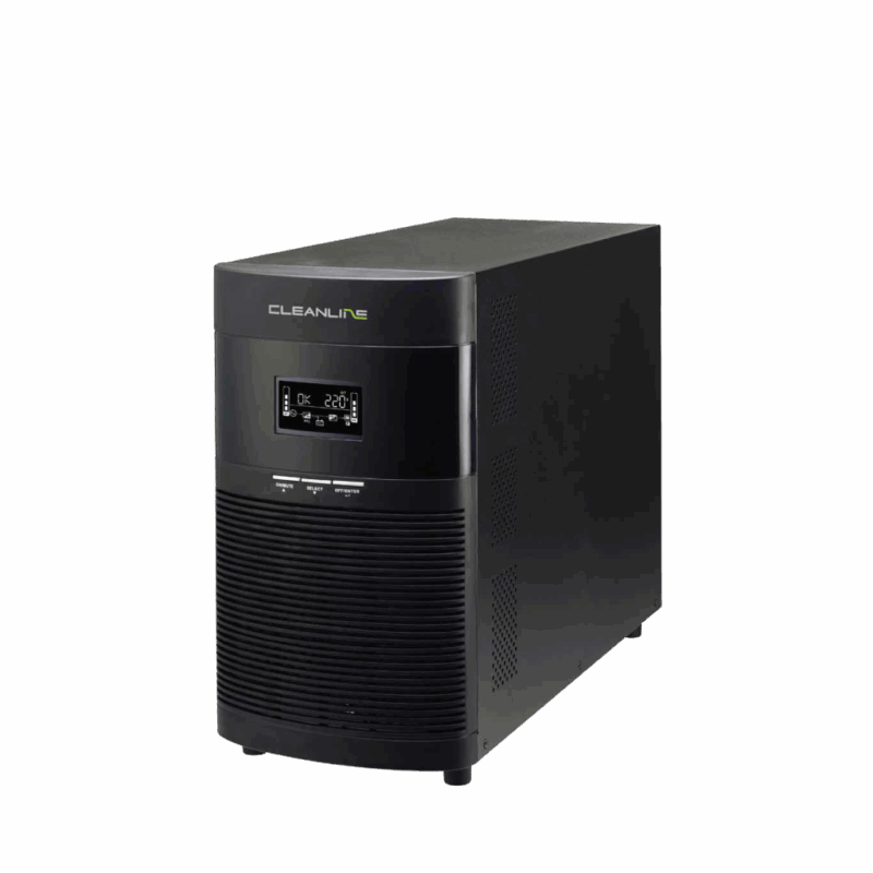 Cleanline UPS T-2000 V3 และ T-3000 V3 เครื่องสำรองไฟ True Online Double Conversion PF1.0 ด้านหน้า